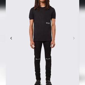 R+A Beyant Destroyed  Skinny Rest In Peace Size 30